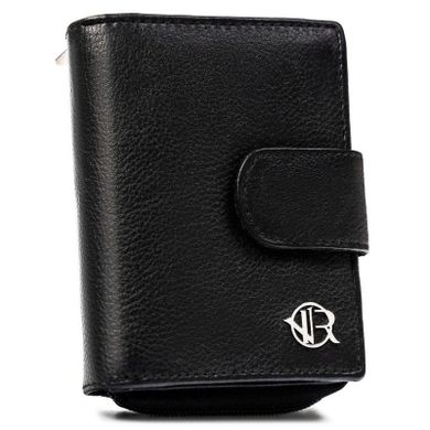 Portfel, czarny, skórzany, Rovicky