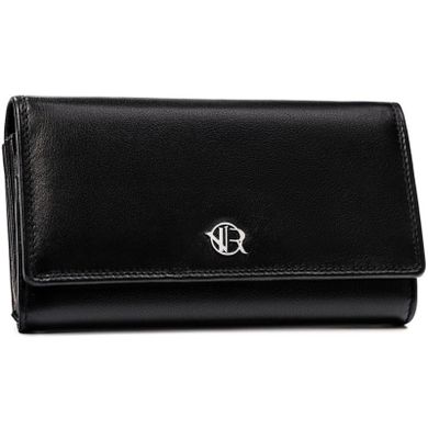 Portfel, czarny, skórzany, Rovicky