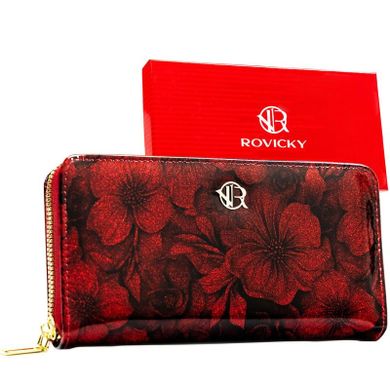 Portfel, czerwony, skóra ekologiczna, Rovicky