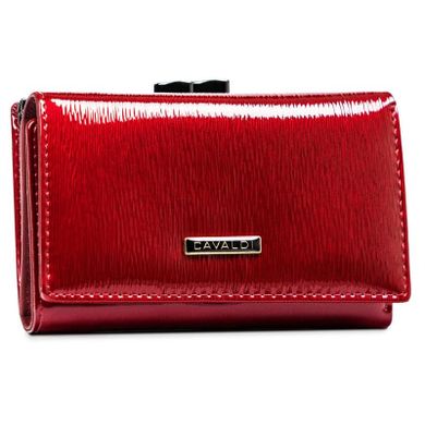 Portfel, czerwony, skórzany, 4U Cavaldi