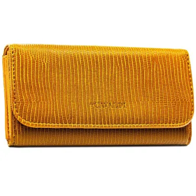 Portfel, jasnobrązowy, skóra ekologiczna, 4U Cavaldi