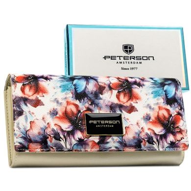 Portfel, mix, skóra naturalna i ekologiczna, RFID, Peterson