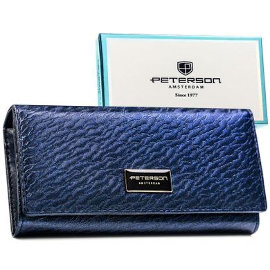 Portfel, niebieski, Peterson