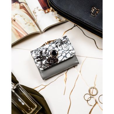 Portfel, szary, skórzany, Peterson