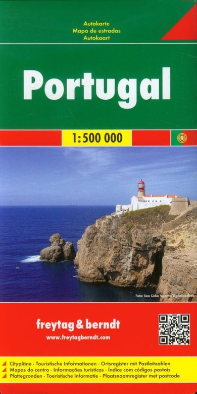 Portugalia. Skala: 1:500 000