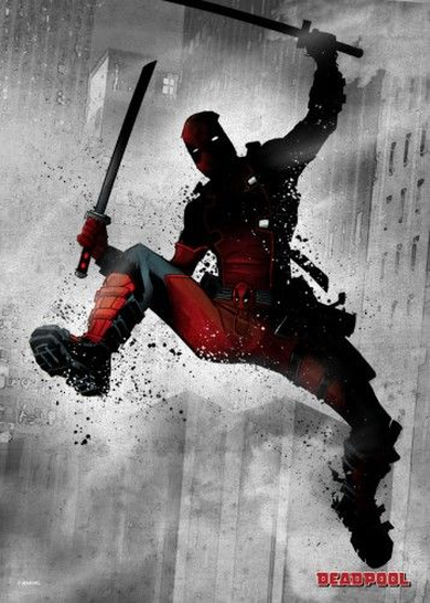 Posterplate Global, Deadpool, Marvel Dark Edition, 311M, plakat metalowy, 45-32 cm