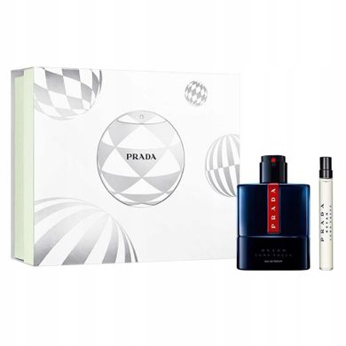 Prada, Luna Rossa Ocean, zestaw: woda perfumowana, spray, 100 ml + woda perfumowana, spray, 10 ml