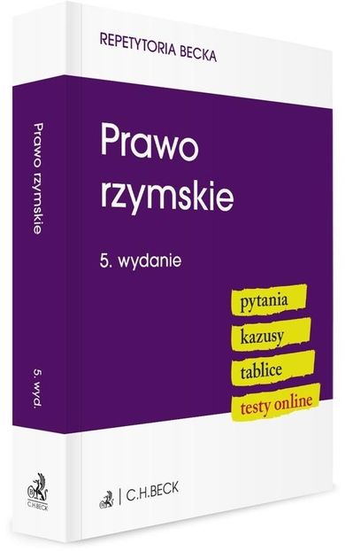 Prawo rzymskie. Pytania. Kazusy. Tablice. Testy
