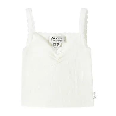 Prążkowany top z domieszką modalu NOWEAR