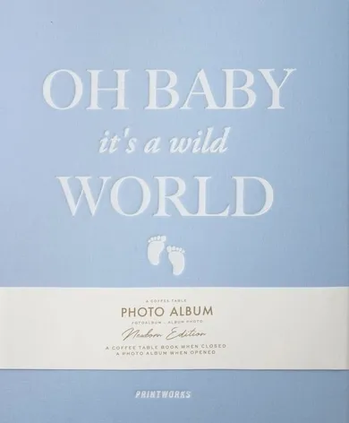 Printworks, Baby It's a Wild World, fotoalbum, niebieski