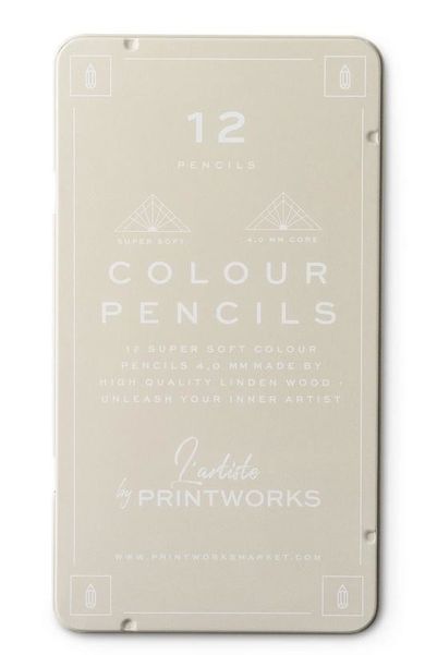 Printworks, kredki classic, 12 kolorów