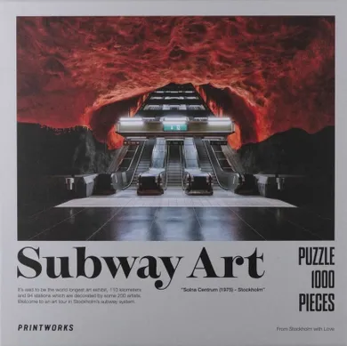 Printworks, Subway Art, Fire, puzzle, 1000 elementów