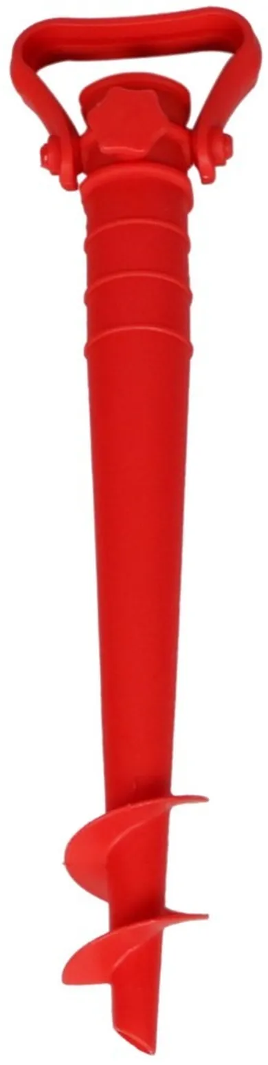 Probeach, baza, mocowanie do parasola, plastikowe, wkręcane, czerwone