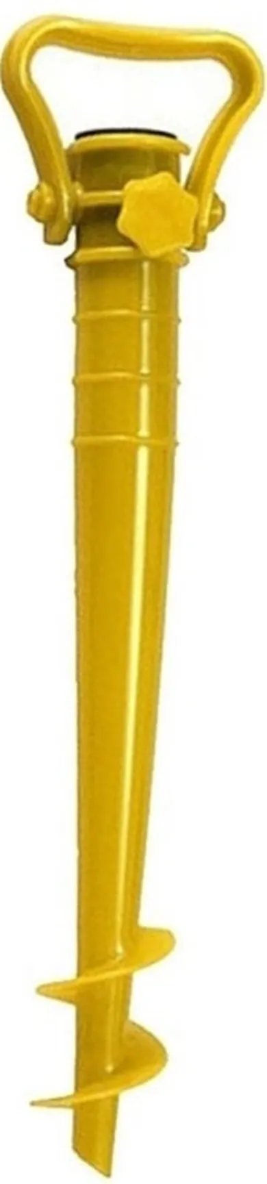 Probeach, baza, mocowanie do parasola, plastikowe, wkręcane, żółte