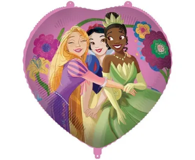 Procos, balon foliowy, serce, Princess, 46 cm