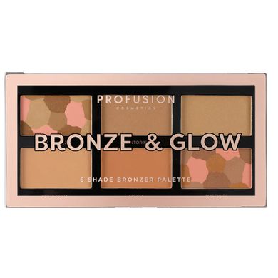 Profusion, Bronze & Glow Palette, paleta do konturowania, 15.6g