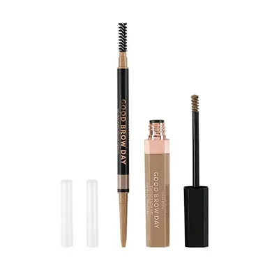 Profusion, Good Brow Day, zestaw do stylizacji brwi, Soft Brown