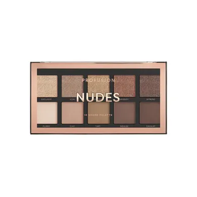 Profusion, Nudes Eyeshadow Palette, paleta, 10 cieni do powiek