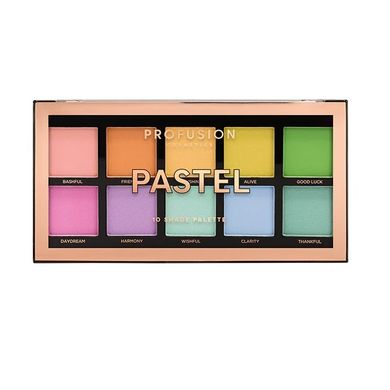 Profusion, Pastel Eyeshadow Palette, paleta 10 cieni do powiek