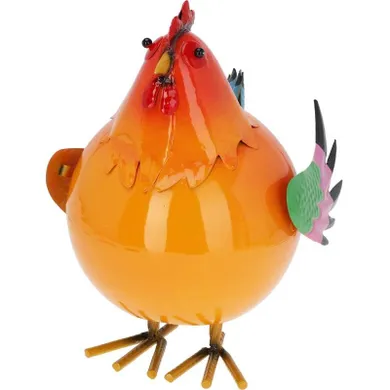 ProGarden, kolorowa figurka metalowy, kogut, 21-25-28 cm