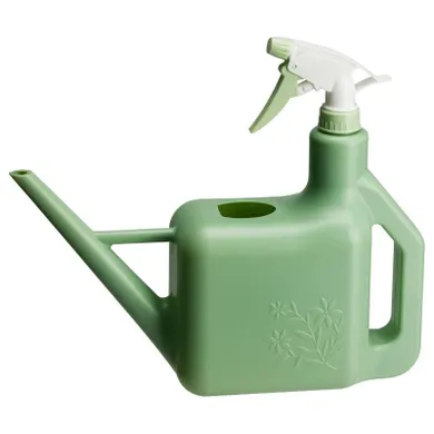 Progarden, konewka z wbudowanym spryskiwaczem, plastikowa, zielona, 9,5-27-31 cm
