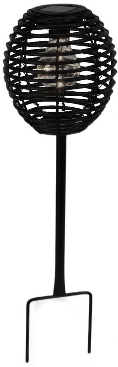 ProGarden, lampa solarna, czarna, 15-52 cm