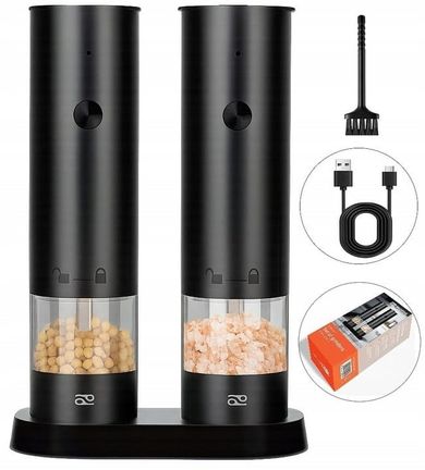 Promis, zestaw młynków usb z podstawką, MP34DUO