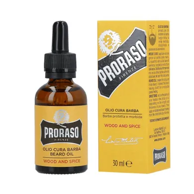 Proraso, Single Blade Wood And Spice, olejek do brody, 30 ml