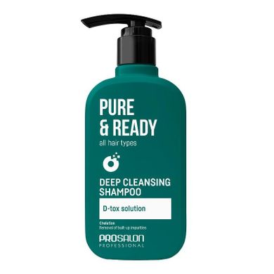 Prosalon, Pure & ready, szampon głęboko oczyszczający, 375 ml