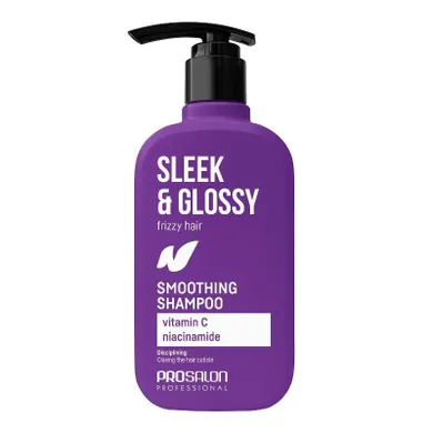 Prosalon, Sleek & glossy, wygładzający szampon do włosów, 375 ml