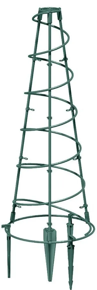 Prosperplast, Floo Supports, podpora do roślin, stożkowa, zielony leśny, 25-60 cm