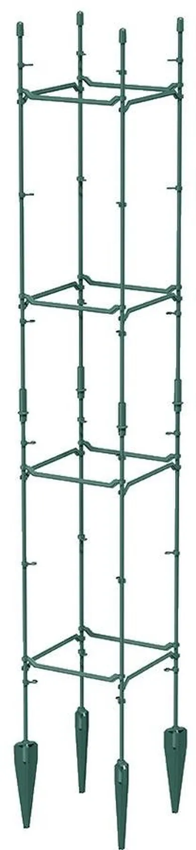 Prosperplast, Floo Supports, podpora do roślin, zielony leśny, 21-21-120 cm