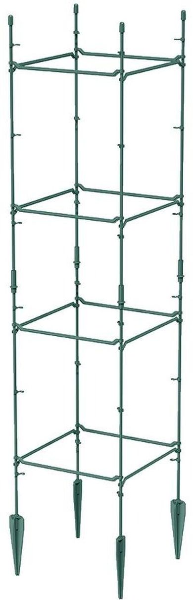 Prosperplast, Floo Supports, podpora do roślin, zielony leśny, 29-29-120 cm