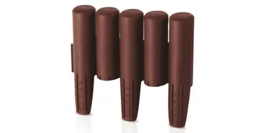 Prosperplast, palisada ogrodowa, brąz