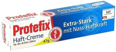 Protefix, krem mocujący Extra Stark - 4-krotny efekt - oryginalna formuła 47g (DE)