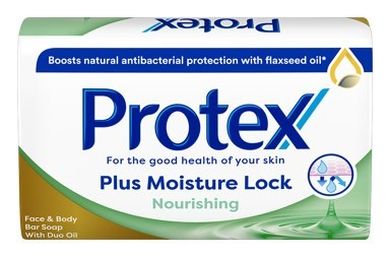 Protex, mydło w kostce antybakteryjne, plus moisture lock nourishing, 90 g