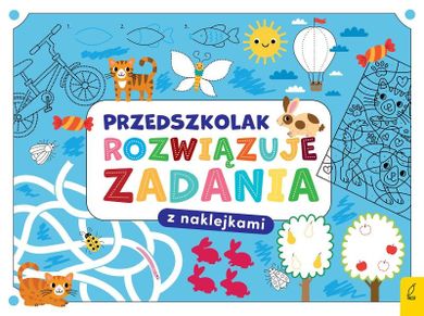 Przedszkolak rozwiązuje zadania. Zeszyt niebieski