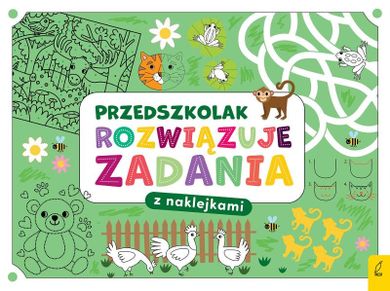 Przedszkolak rozwiązuje zadania. Zeszyt zielony