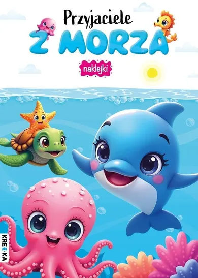 Przyjaciele z morza. Kolorowanka z naklejkami