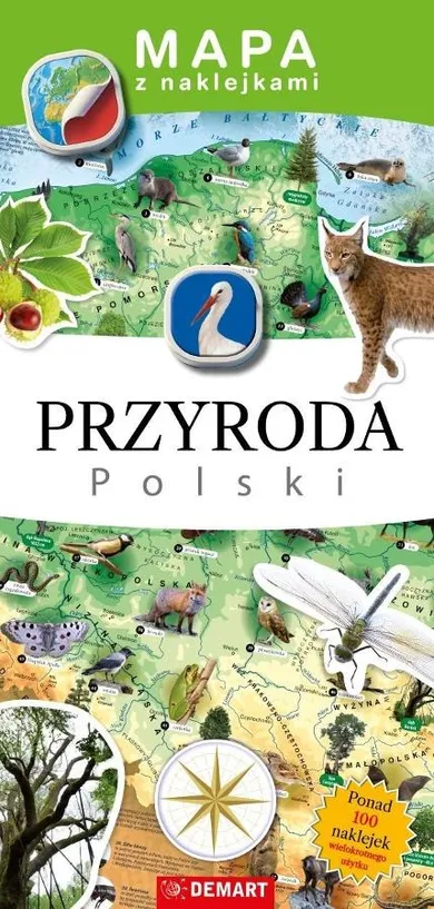 Przyroda Polski. Mapa z naklejkami