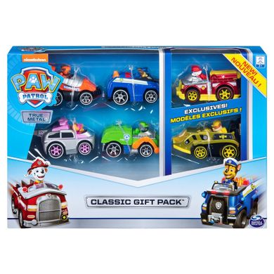 Psi Patrol, figurki w pojazdach, 6 szt.