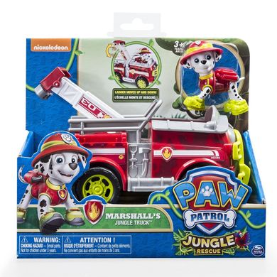 Psi Patrol, Jungle Rescue, Marshall's Jungle Truck, pojazd z figurką