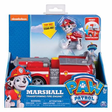 Psi Patrol, Marshall, Straż pożarna, pojazd z figurką