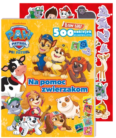 Psi Patrol. Na pomoc zwierzakom z naklejkami