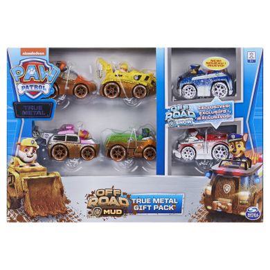 Psi Patrol: Off Road, zestaw pojazdów, 1:55