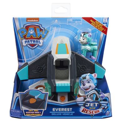 Psi Patrol, pojazd z figurką, Everest Jet to the rescue