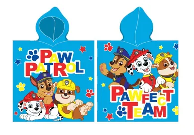 Psi Patrol, poncho z kapturem, ręcznik, 55-110 cm