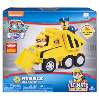 Psi Patrol, Ultimate Rescue, Rubble, pojazd z figurką