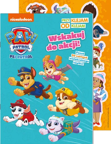 Psi Patrol. Wskakuj do akcji! Przyklejam Odklejam