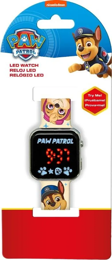 Psi Patrol, zegarek LED z kalendarzem
